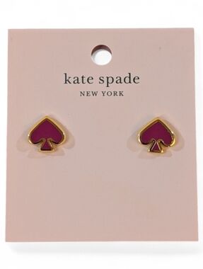 Kate Spade New York Pink Everyday Spade Earrings